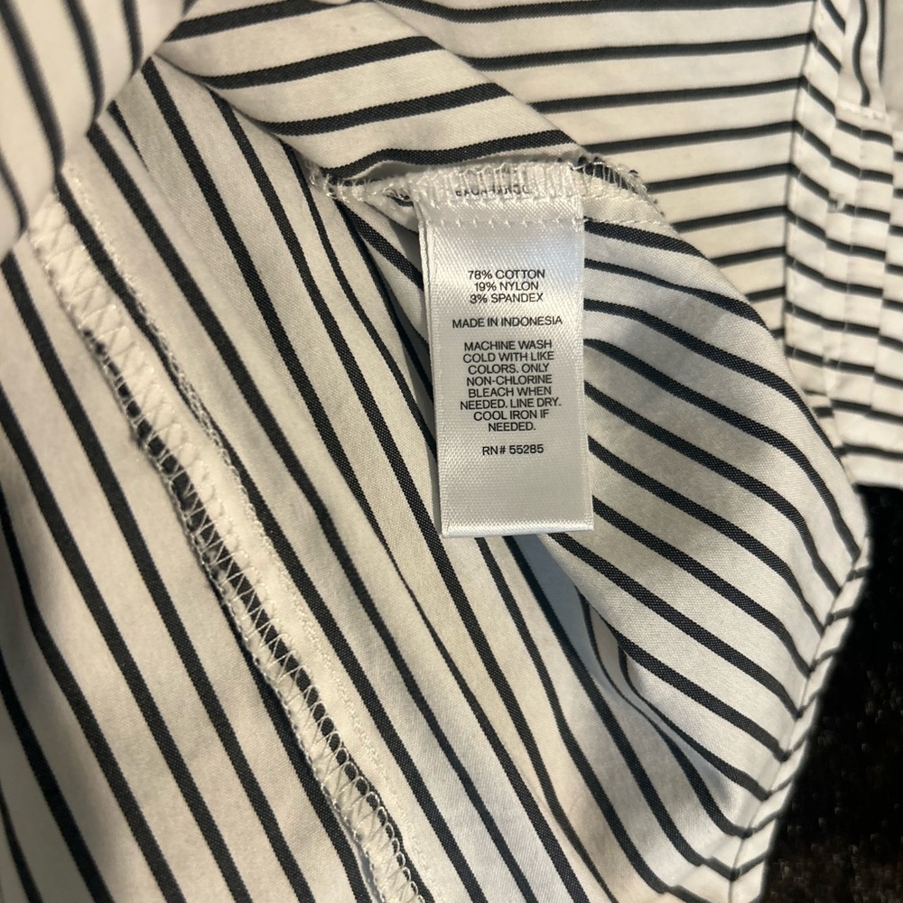 Express Ultimate Essential Striped Button-Down Sh… - image 5